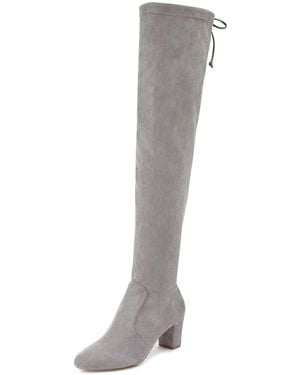 Lascana Overknees - Grau