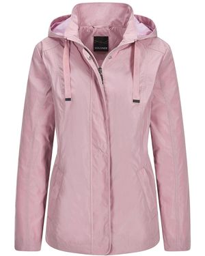 Goldner Übergangsjacke - Pink