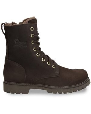 Panama Jack Boots Winterboot Damen Frisia B43 Echtleder - Schwarz