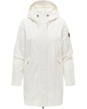 Ragwear Mantel Lamyja A - Weiß