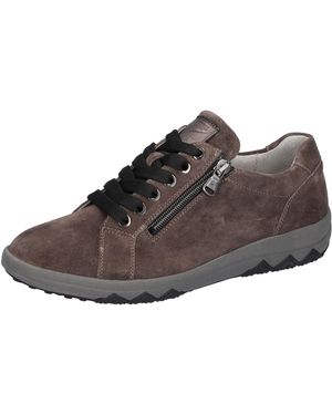 Waldläufer Sportlicher Schnürschuh - Schwarz