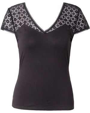 Morgan T-Shirt Fik - Schwarz