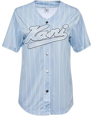 Karlkani Bluse 'Varsity' - Blau