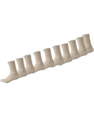 Millo Socken Cosy Twist 10 - Weiß