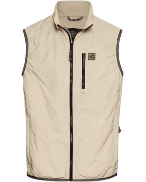 Camel Active Outdoorweste Mit Stehkragen - Natur