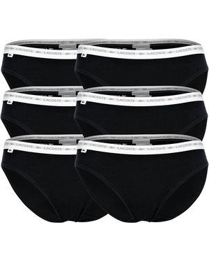 Lacoste 6Er Pack - Schwarz