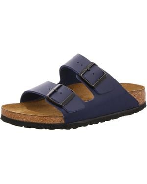 Birkenstock Pantolette Komfort Stiefel Damen 51753 Kunststoff (Synthetik) - Blau