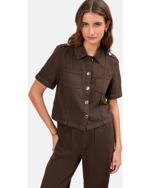 Lipsy Bluse - Braun