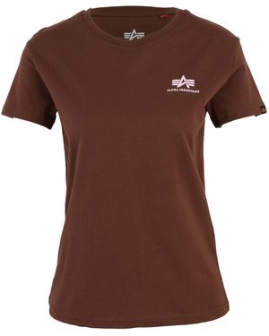 Alpha Industries T-Shirt - Braun
