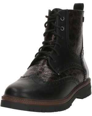 S.oliver Schnürstiefelette - Schwarz