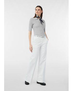 comma casual identity Pullover - Weiß