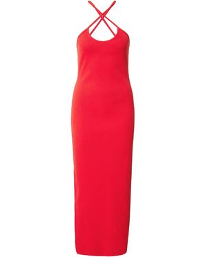 Oval Square Kleid Jerry - Rot