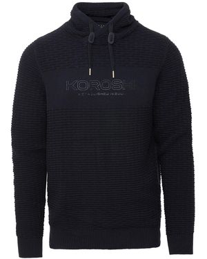 Koröshi Strickpullover - Blau