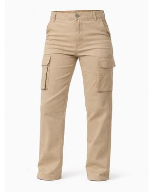Worldclassca Cargohose Damen Cargohose Freizeithose - Natur