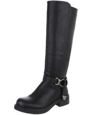 Ital-Design Stiefel - Schwarz