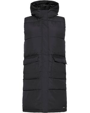 Oxmo Steppweste Oxminna Long - Schwarz