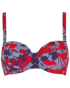 Sunflair Bikinitop Floral - Rot
