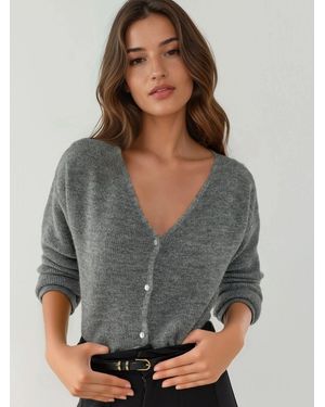 Hiccup Strickjacke - Grau