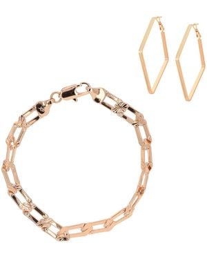 faina Set: Armband Und Ohrringe - Weiß