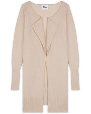 J Cashmere Strickjacke Brooke - Natur