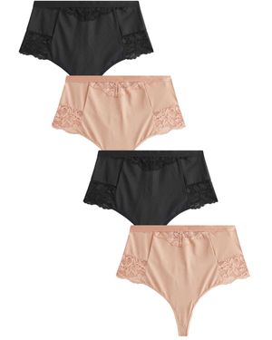 Next Figurformende Tanga-Slips Spitze - Schwarz