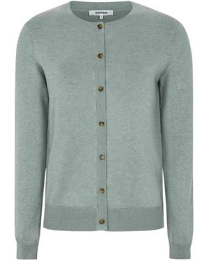 SOFT REBELS Cardigan Srmarla - Blau