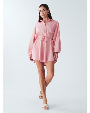 BWLDR Kleid 'Drift Linen Dress' - Pink
