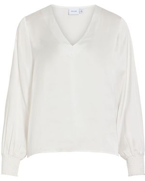 Vila Bluse Visofie - Weiß