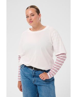 Kaffe T-Shirt Kclorinda T-Shirt - Weiß