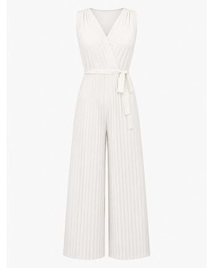 Worldclassca Jumpsuit Jumpsuit Pleated Overall Uni - Weiß