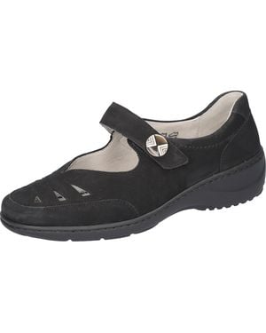 Waldläufer Halbschuh - Schwarz