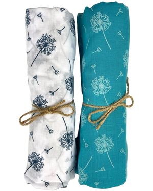 Kumixi Schlauchschal Löwenzahn 2Er Set - Blau