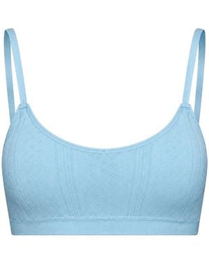 cfab Bh Jacquard Bralette - Blau