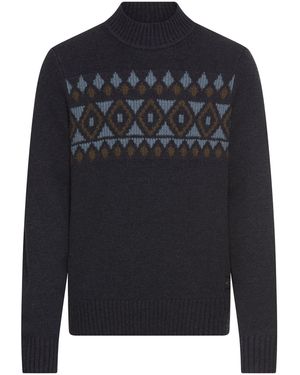 Camel Active Pullover Aus Reiner Wolle - Blau