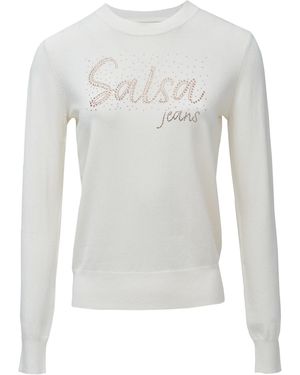 Salsa Jeans Pullover - Weiß