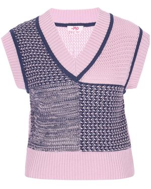 myMo Strickweste - Lila