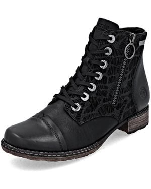 Remonte Schnürstiefelette - Schwarz