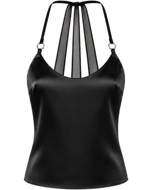 OW Collection Top Lindsey - Schwarz