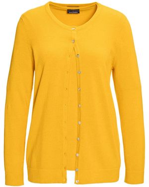Goldner Strickjacke - Gelb