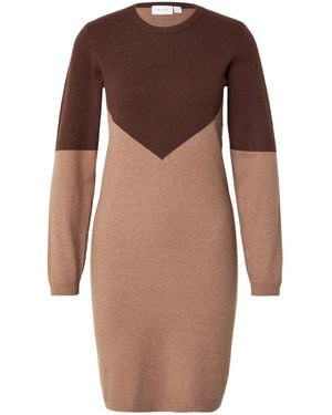 Vila Kleid Vikerry - Braun