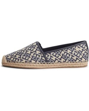 Tommy Hilfiger Espadrilles Th Monogram Plaque - Grau