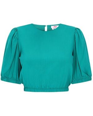 swirly Bluse - Grün