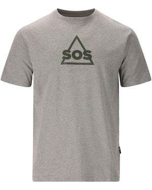 S.o.s. T-Shirt Kvitfjell - Grau