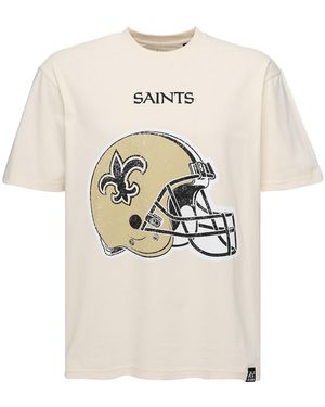 Re:Covered T-Shirt Nfl Saints Helmet Relaxed - Natur