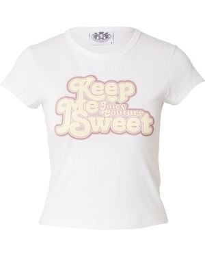 Juicy Couture T-Shirt Keep Me Sweet - Weiß