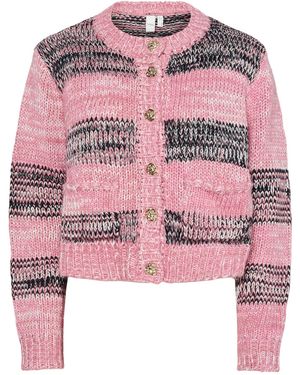 Y.A.S Strickjacke - Pink