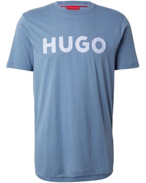 HUGO T-Shirt Dulivio - Blau