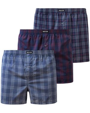 Snocks Boxershorts - Blau