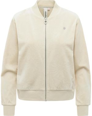 Ragwear Sweatjacke Doron Embossed - Natur