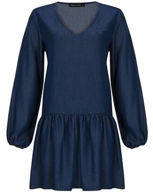 FRESHLIONS Blusenkleid Bonnie - Blau
